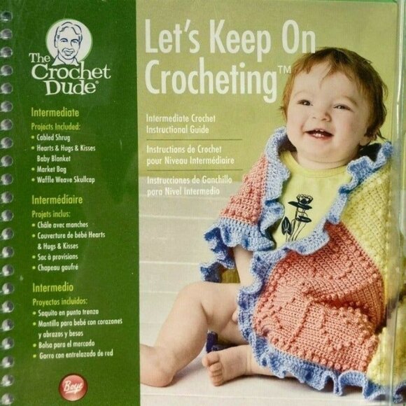Crochet Kit Boye The Dude Let's Keep On Crocheting Kit #3371002001 Sealed - Picture 6 of 7